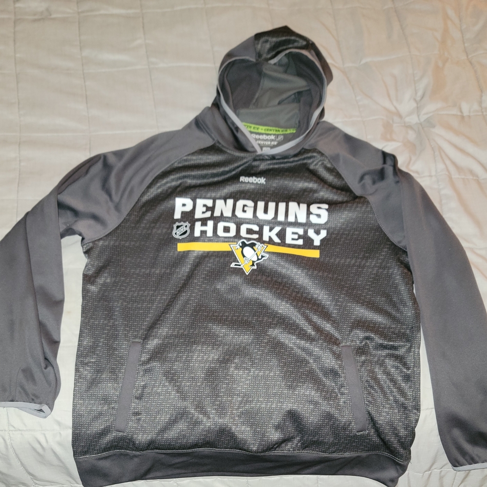 Pittsburgh Penguins Bundle!  Reebok Men's Hoodie-Drifit And Antigua Golf Polo